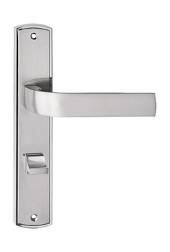 KLAMKA DRZWIOWA EUROPA 72MM WC KOLOR NIKIEL