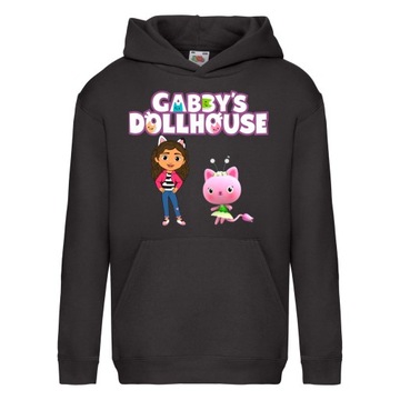BLUZA KOCI DOMEK GABI Z KAPTUREM 116 cm 5-6 LAT