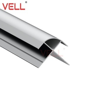 Профиль внешний угловой, серебро, алюминий, 260 см