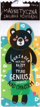Zakładka magnetyczna do książek. Misiek