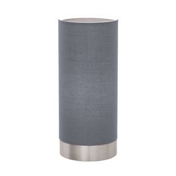 Lampa stołowa ściemniająca Pasteri Eglo szara