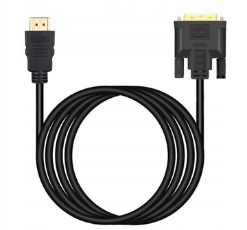 Kabel HDMI DVI Full HD Gold DVI-HDMI 2m