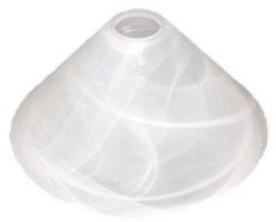 KLOSZ DO LAMP,ŻYRANDOLI,STOJĄCYCH STOŻEK SZKL.E27