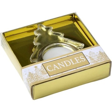 Подсвечник елочный + ЛОГОТИП полноцветный 50 шт.