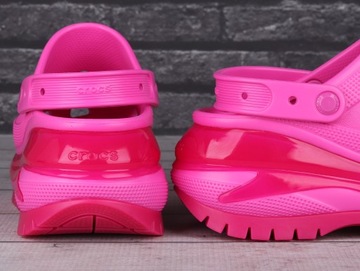 Klapki damskie, sportowe, chodaki Crocs MEGA CRUSH 2079886UB PLATFORMY