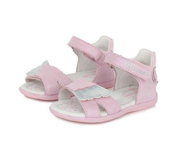 Sandały skórzane DD Step G075-329 jasnoróżowe 25