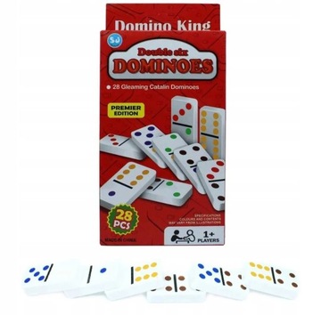 DOMIN- LOGICZNA GRA RODZINNA 28 kostek
