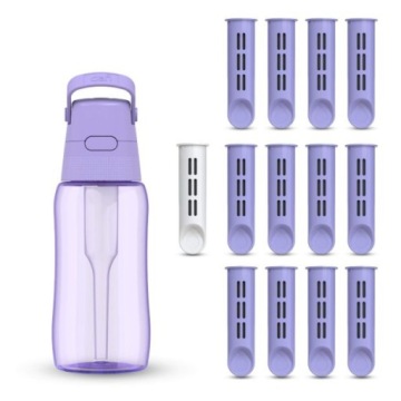 láhev na vodu 0,5 l Dafi Solid Levandulová, barvená, 13 filtrů