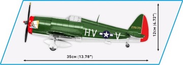 COBI 5737 P-47 THUNDERBOLT БЛОКИРУЕТ САМОЛЕТ 477 EL.