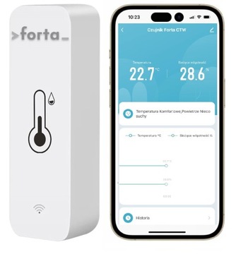 TERMOMETR HIGROMETR WIFI TUYA SMART LIFE