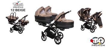 Baby Active TRIPPY babyactive коляска для тройняшек