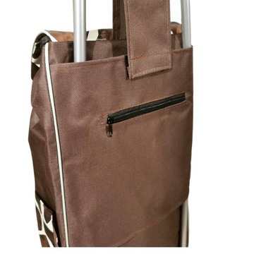 СУМКА ДЛЯ ПОКУПКИ КАРТРИДЖ НА КОЛЕСАХ ПАНТЕРКА ПРОЧНАЯ ВОДОНЕПРОНИЦАЕМАЯ РАМА