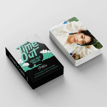 55pcs/Set Kpop Stray Kids Photocards time out Lomo Cards Boys Photo Card