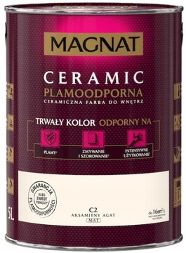 FARBA DO ŚCIAN MAGNAT CERAMIC 5L AKSAMITNY AGAT