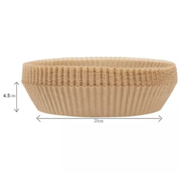 БУМАЖНАЯ ВСТАВКА ДЛЯ ФРИТЮРНИЦЫ KLAUSBERG 20 СМ 100 шт.