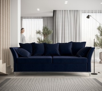 Sofa Ozdobne Pinezki Wygodna Rodos II 235 EN Meble
