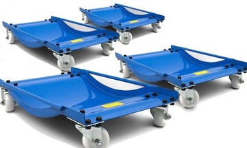 WÓZKI MANEWROWE WÓZEK 4 sztuki OBROTOWE KÓŁKA