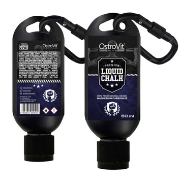 OSTROVIT MAGNEZJA W PŁYNIE 50ML LIQUID CHALK LEPSZA PRZYCZEPNOŚĆ DŁONI
