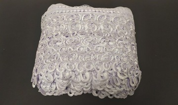 Gipiura Angielka Koronka ozdobna Biała 30 cm na Metry do Firan SUPER JAKOŚĆ