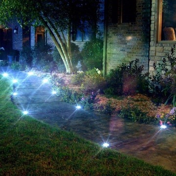 ДИСКОВЫЕ СОЛНЕЧНЫЕ НАЗЕМНЫЕ ЛАМПЫ, 4 ШТ.