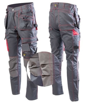Spodnie robocze monterskie ochronne MOCNE CORDURA