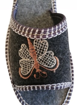 Войлочные тапочки Polish Home Mountain Slippers Женские тапочки Laczki NO 42.