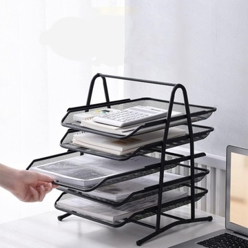 Документы ящики 5 металлических полков, настольные документы Организатор