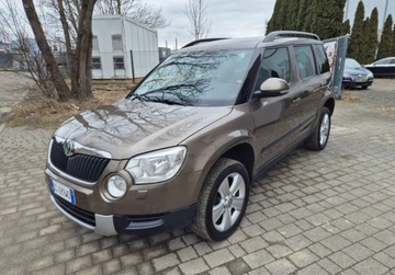 Skoda Yeti Minivan 2.0 TDI CR DPF 110KM 2012 Skoda Yeti 2.0 TDI 4x4 bez rdzy Import Wlochy NAVI HAK 2.0 Diesel 110KM