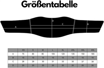 Neoprenowy pas nerkowy BLACKWILD XS 70-80cm
