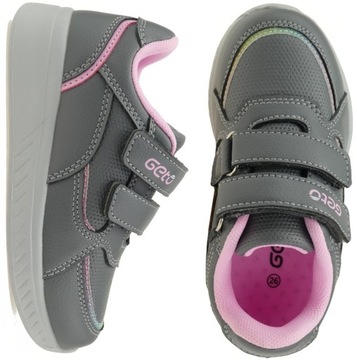 ADIDASY DZIEWCZĘCE BUTY DZIECIĘCE SPORTOWE TRAMPKI SZARE R. 34