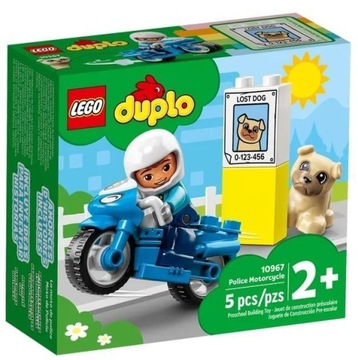 LEGO DUPLO 10967 MOTOCYKL POLICYJNY, LEGO