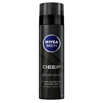 NIVEA MEN PIANKA DO GOLENIA 200ML AKTYWNY WĘGIEL
