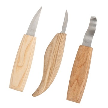 Набор ножей для резьбы по дереву, 3 шт.
