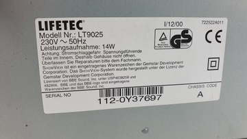 Lifetec LT9025 6-головный видеорегистратор