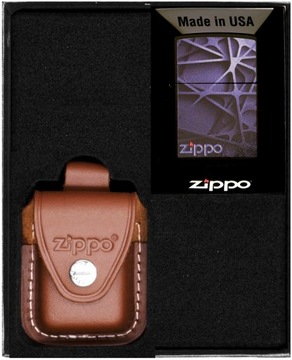 Zestaw ZIPPO BLACK ABSTRACT DESIGN*nr2