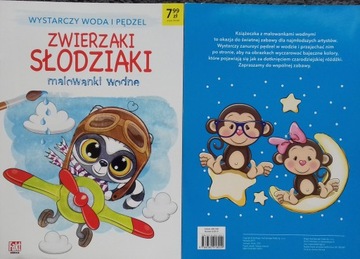 ZWIERZAKI SŁODZIAKI MALOWANKI WODNE