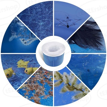 сетчатые фильтр-мешки для скиммера бассейна, фильтр-носки 30 шт.