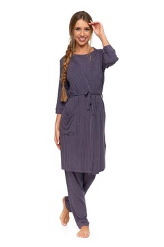 ХАЛАТ ЖЕНСКИЙ MORAJ ВИСКОЗА СЕРДЦЕ ФИОЛЕТОВЫЙ МАТЕРИАЛ НЕЖНЫЙ ДЛЯ КОЖИ