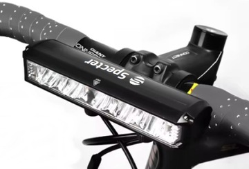 Mocne Oświetlenie rowerowe na przód Specter EOS620 1400lm 6Led USB Latarka!