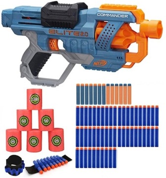 HASBRO WYRZUTNIA NERF ELITE 2.0 COMMANDER +DODATKI