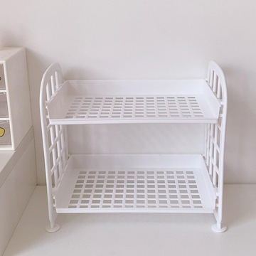 Łazienka Narożne Półki na Kosmetyki Poziom Biurko