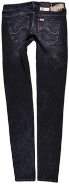 LEE spodnie SUPER skinny SKIN TO SKIN W28 L33