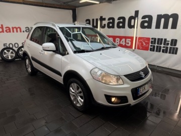 Suzuki SX4 I Hatchback Facelifting 1.6 VVT 120KM 2013 Suzuki SX4 4x4 biala perla bezwypadkowy bogato wyposazony 2013 2x alu oryg, zdjęcie 3