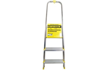 BAYERSYSTEM 3-ступенчатая алюминиевая бытовая лестница