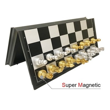 Магнитная шахматная игра размером 25x25x2 см (3 в 1) с
