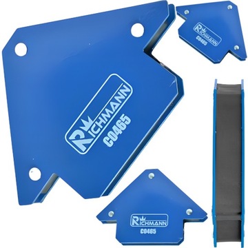 KĄTOWNIK SPAWALNICZY MAGNETYCZNY TRÓJKĄTNY DO 12,5 KG MAGNESEM 40° 90° 135°