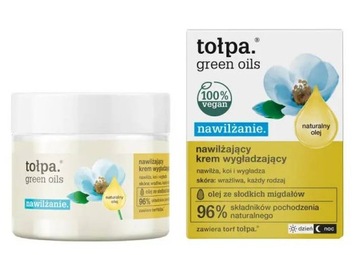 tołpa green oils nawilżający krem wygładzaający50
