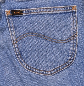 LEE spodnie HIGH WAIST tapered BLUE jeans CAROL _ W26 L31