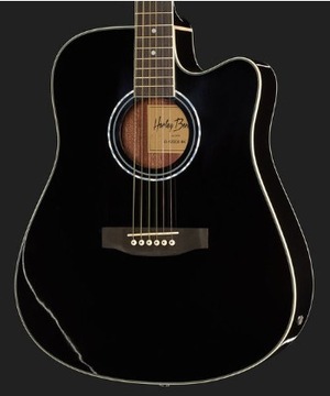 Электроакустическая гитара Harley Benton D-120CE BK