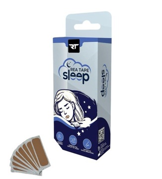 Plastry REA TAPE SLEEP dla każdego Zestaw Zdrowy Sen Chrapanie 30szt Mouth